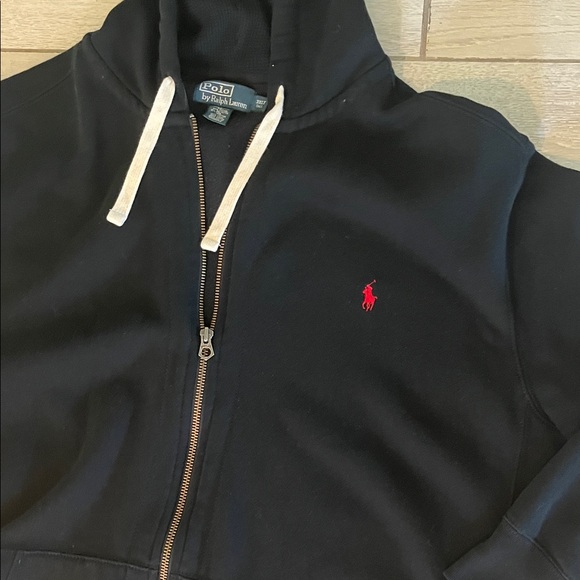Polo by Ralph Lauren Black Hoodie with Red Logo-Size 3XLT - Picture 7 of 9